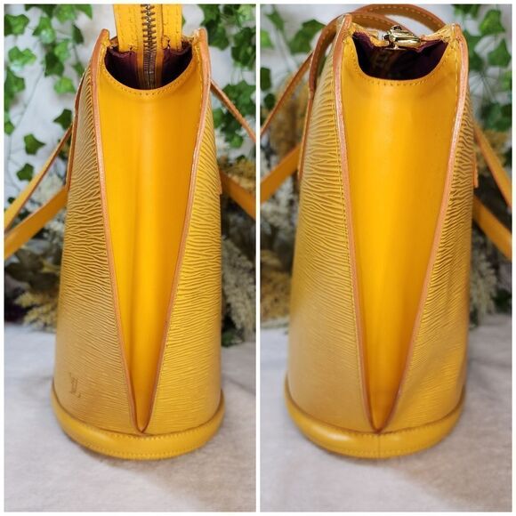 Louis Vuitton Epi Saint Jacques Yellow Bag with Dust Bag PRISTINE CONDITION - Picture 6 of 17
